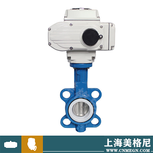电动衬氟对夹蝶阀
