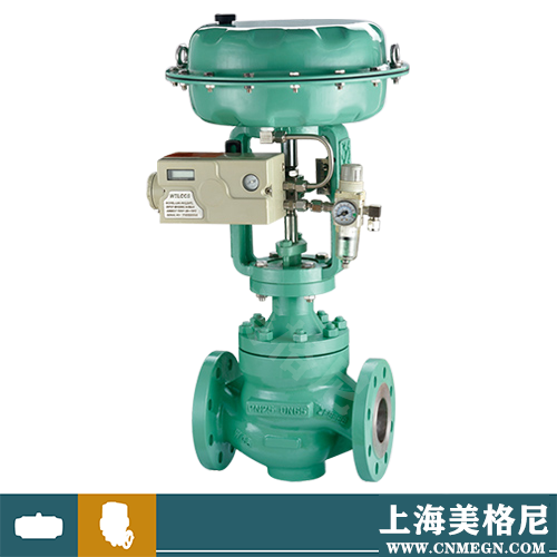 气动衬氟笼式单座调节阀