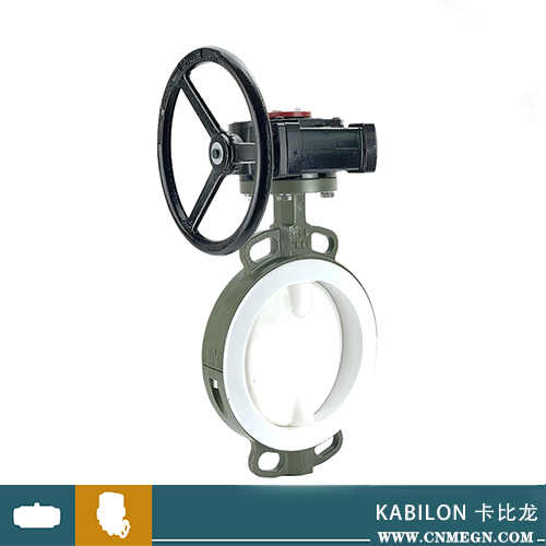涡轮对夹式全衬氟蝶阀